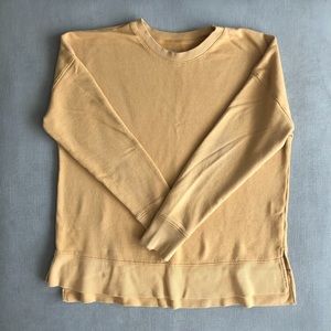 Women’s yellow crew neck